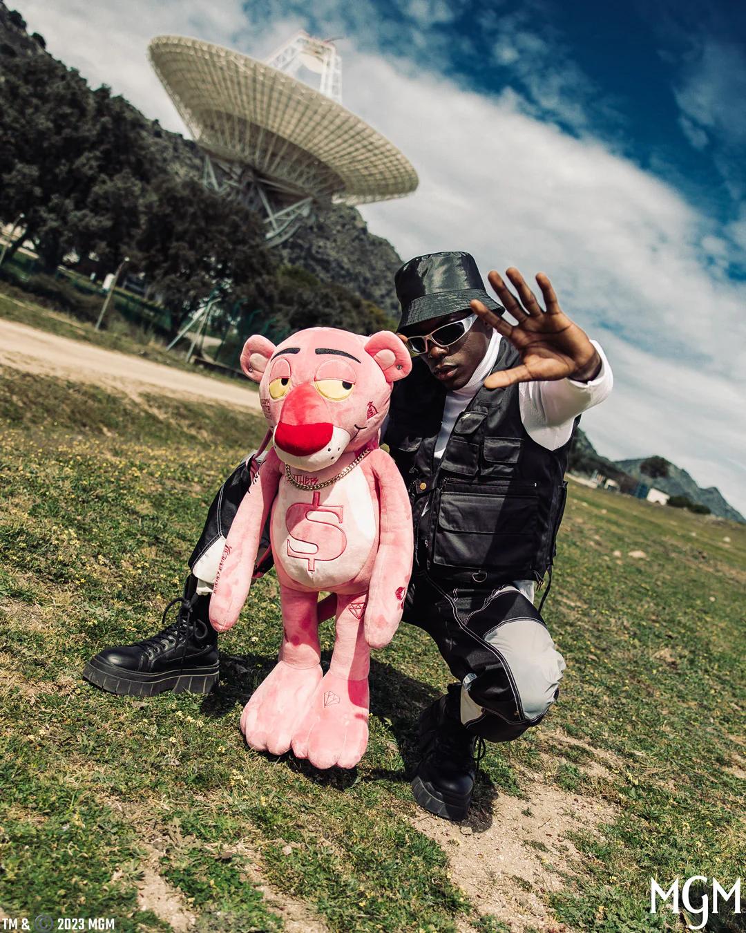 Sprayground Best Seller | PINK PANTHER UP TO NO GOOD TEDDY BEAR BACKPACK