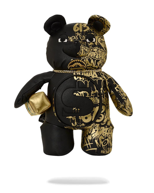 Sprayground Recommended | HALF GRAFF GLIDE MONEYBEAR TEDDYBEAR BACKPACK