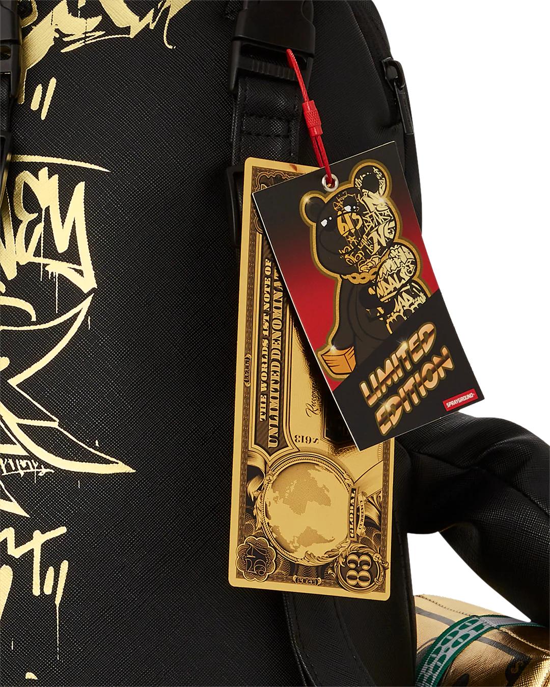 Sprayground Recommended | HALF GRAFF GLIDE MONEYBEAR TEDDYBEAR BACKPACK