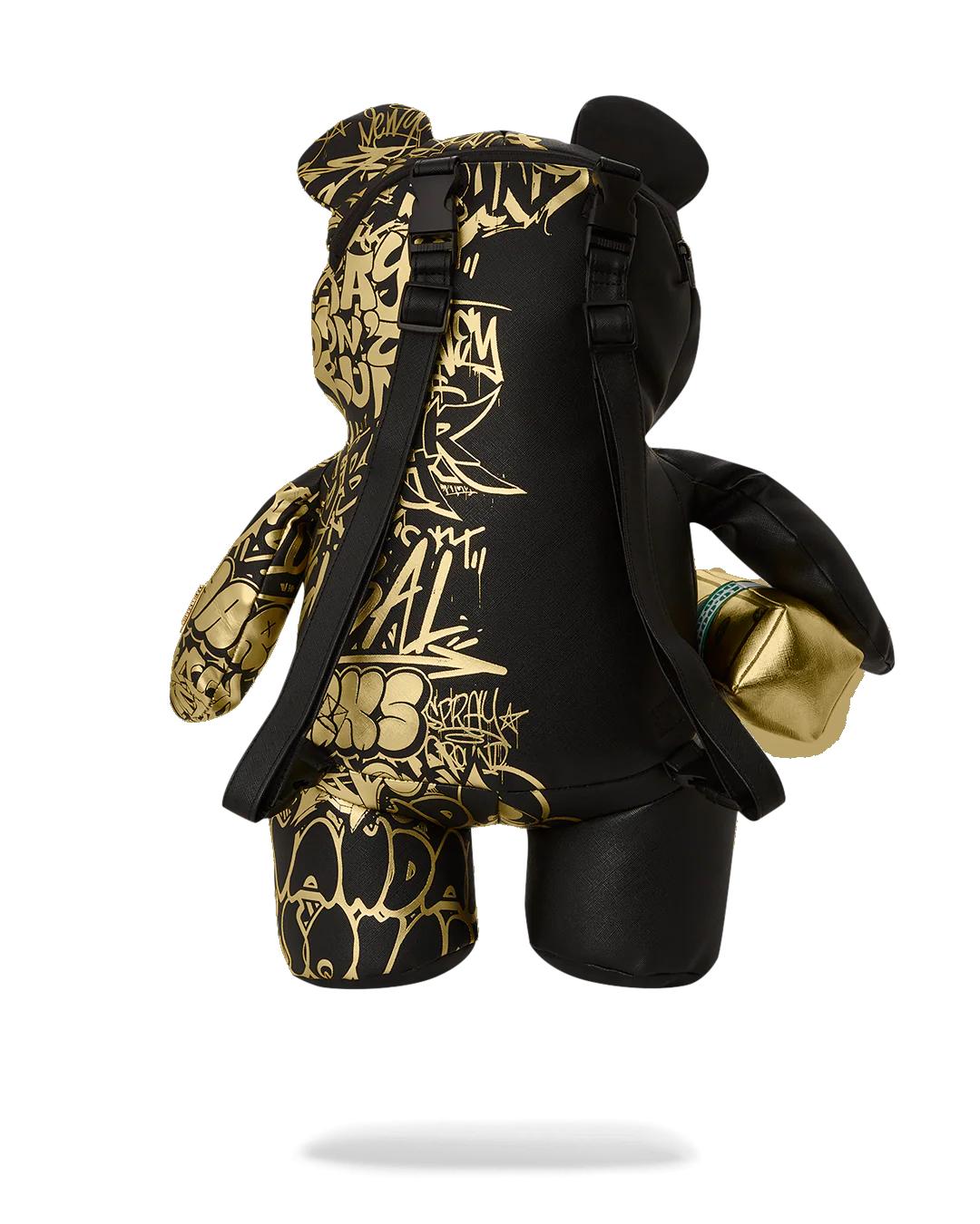 Sprayground Recommended | HALF GRAFF GLIDE MONEYBEAR TEDDYBEAR BACKPACK