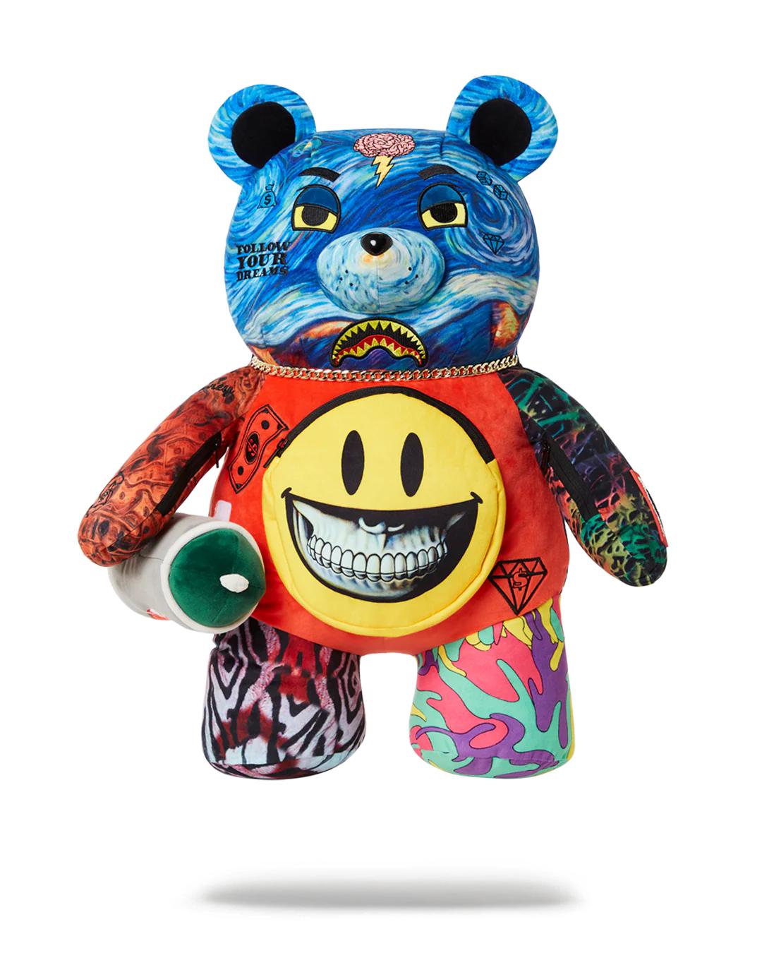 Sprayground Premium | VILLAIN MONEY BEAR TEDDYBEAR RON ENGLISH EDITION BACKPACK