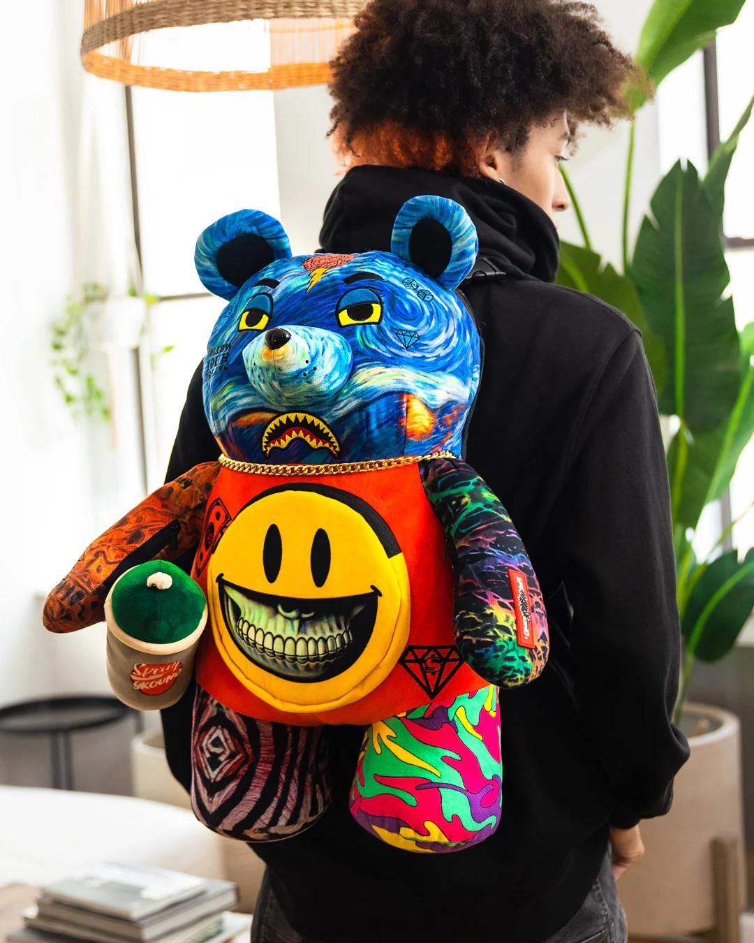 Sprayground Premium | VILLAIN MONEY BEAR TEDDYBEAR RON ENGLISH EDITION BACKPACK