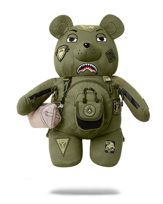 Sprayground New | SPECIAL OPS FULL THROTTLE MONEYBEAR TEDDYBEAR BACKPACK