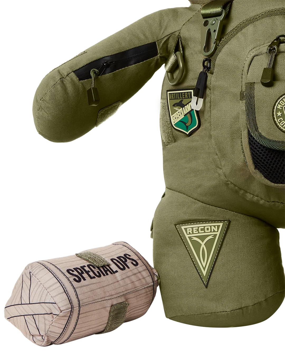 Sprayground New | SPECIAL OPS FULL THROTTLE MONEYBEAR TEDDYBEAR BACKPACK