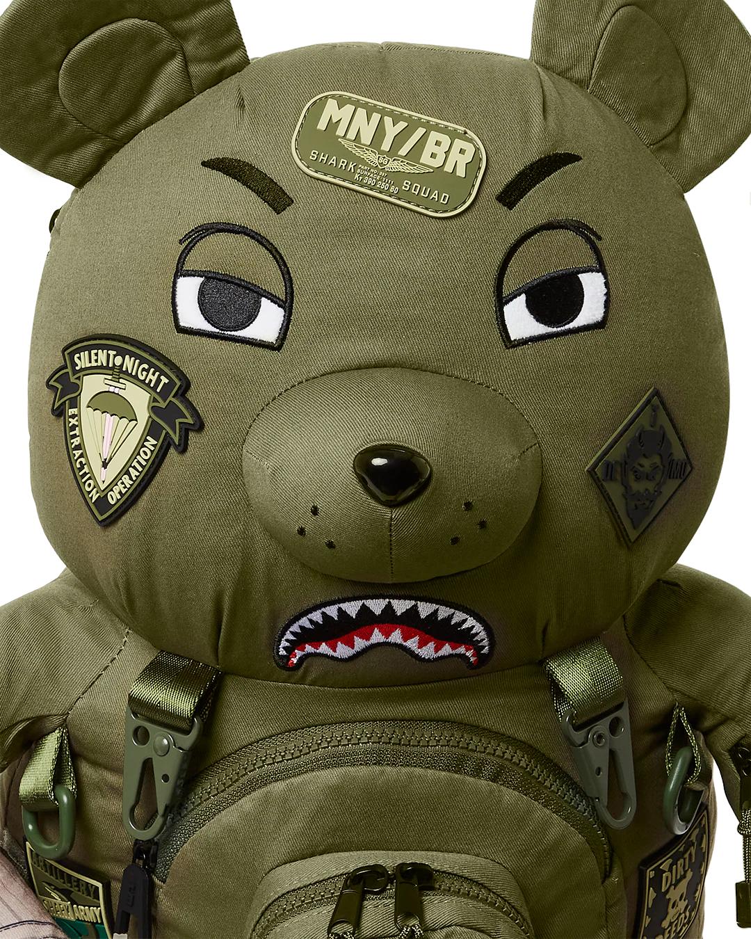 Sprayground New | SPECIAL OPS FULL THROTTLE MONEYBEAR TEDDYBEAR BACKPACK