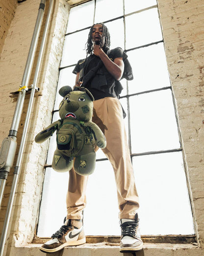 Sprayground New | SPECIAL OPS FULL THROTTLE MONEYBEAR TEDDYBEAR BACKPACK