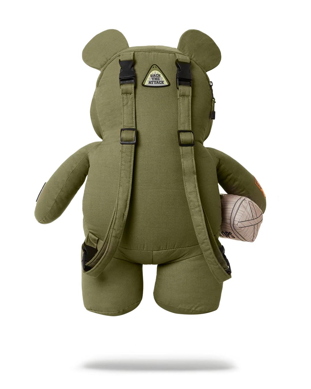 Sprayground New | SPECIAL OPS FULL THROTTLE MONEYBEAR TEDDYBEAR BACKPACK
