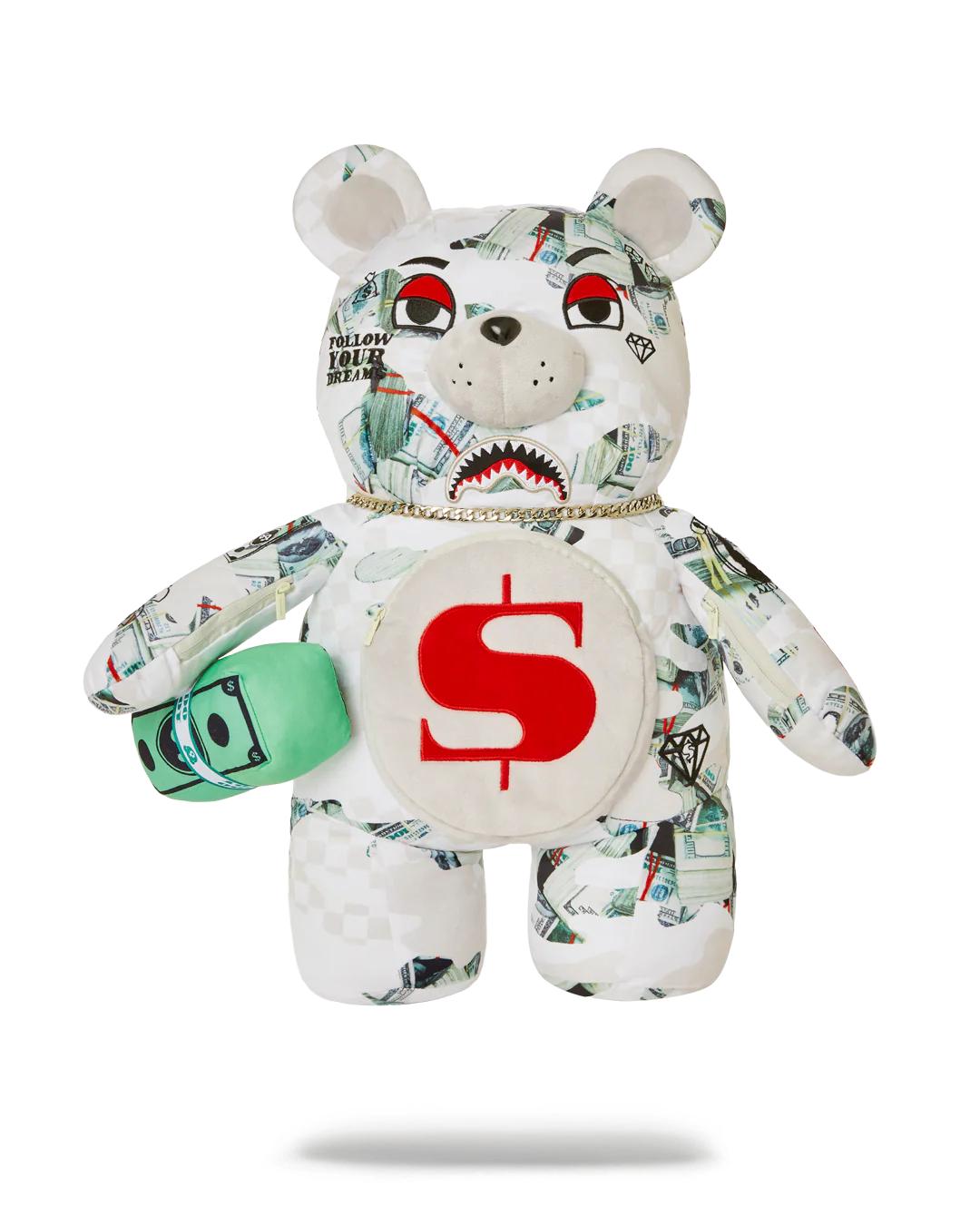 Sprayground Signature | FEROCIOU$ MONEYBEAR TEDDYBEAR BACKPACK