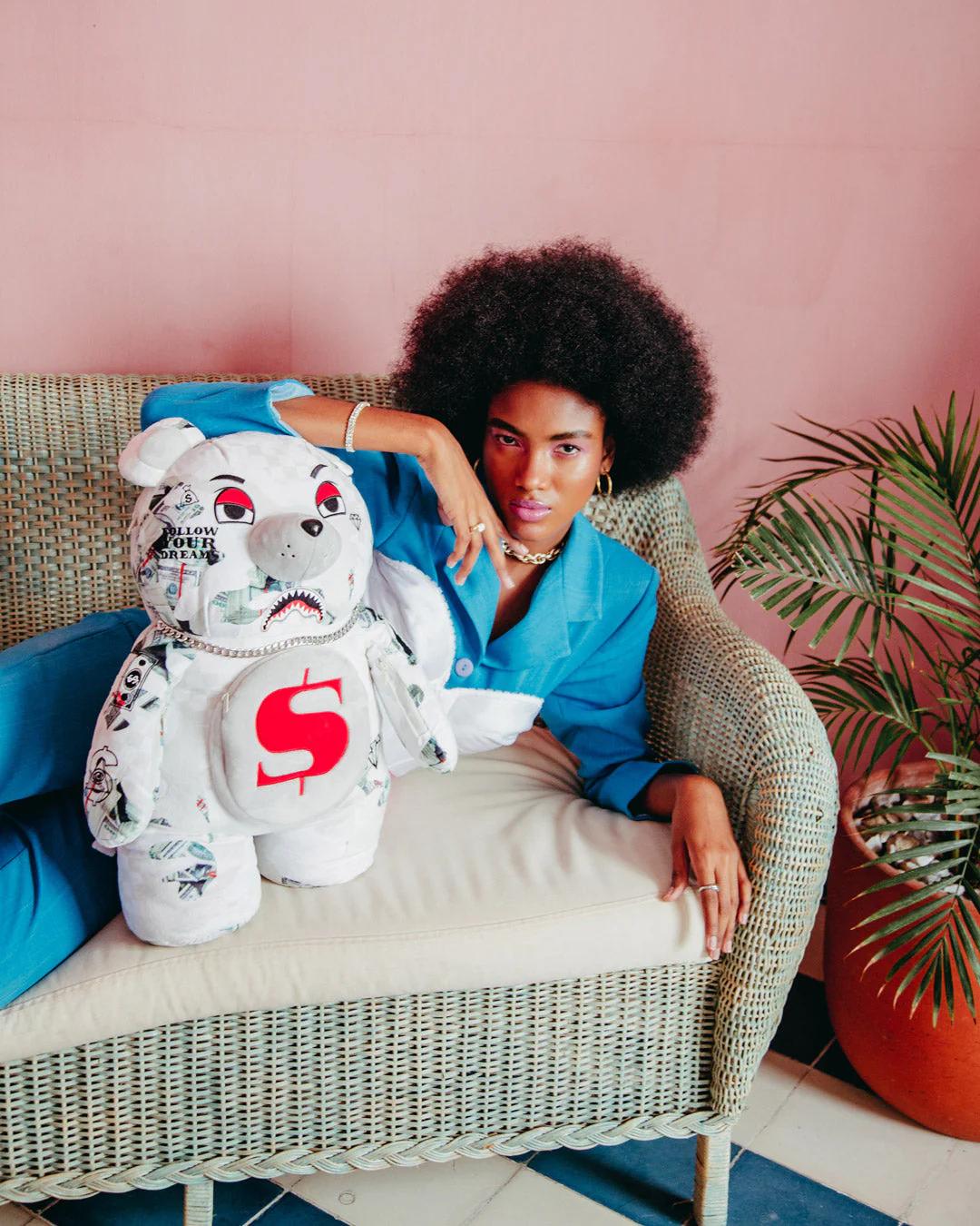Sprayground Signature | FEROCIOU$ MONEYBEAR TEDDYBEAR BACKPACK