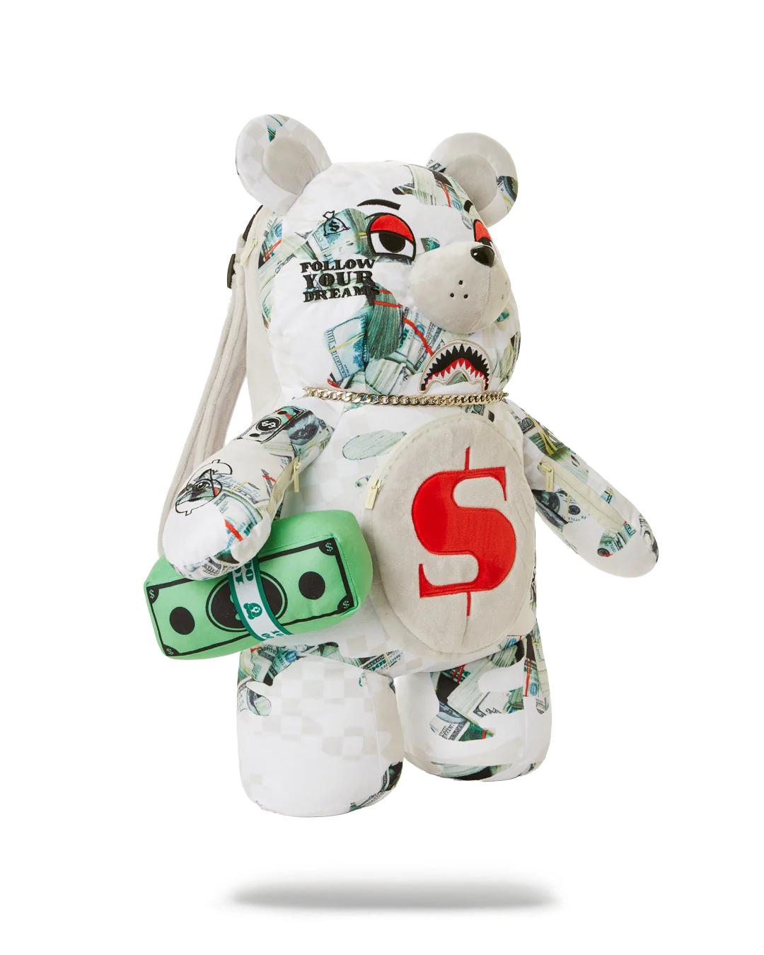 Sprayground Signature | FEROCIOU$ MONEYBEAR TEDDYBEAR BACKPACK