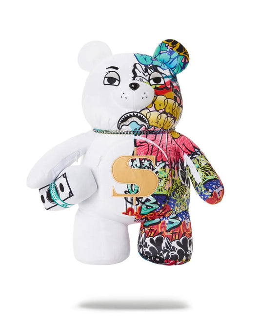 Sprayground Classic | HALF GRAFF MONEYBEAR TEDDYBEAR BACKPACK