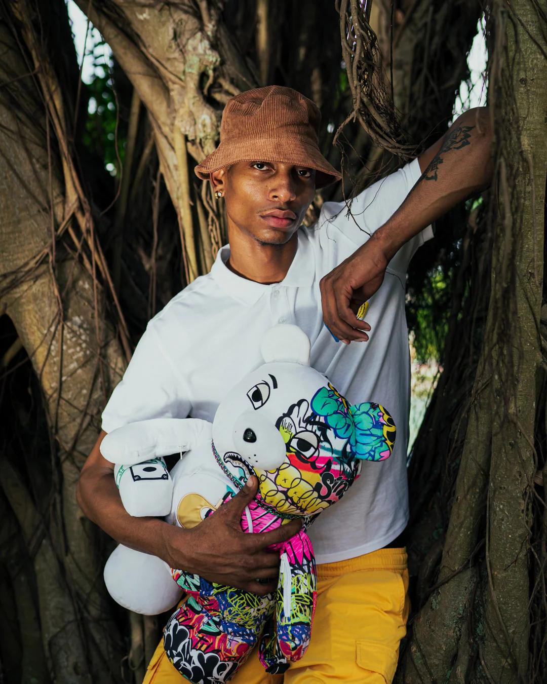 Sprayground Classic | HALF GRAFF MONEYBEAR TEDDYBEAR BACKPACK