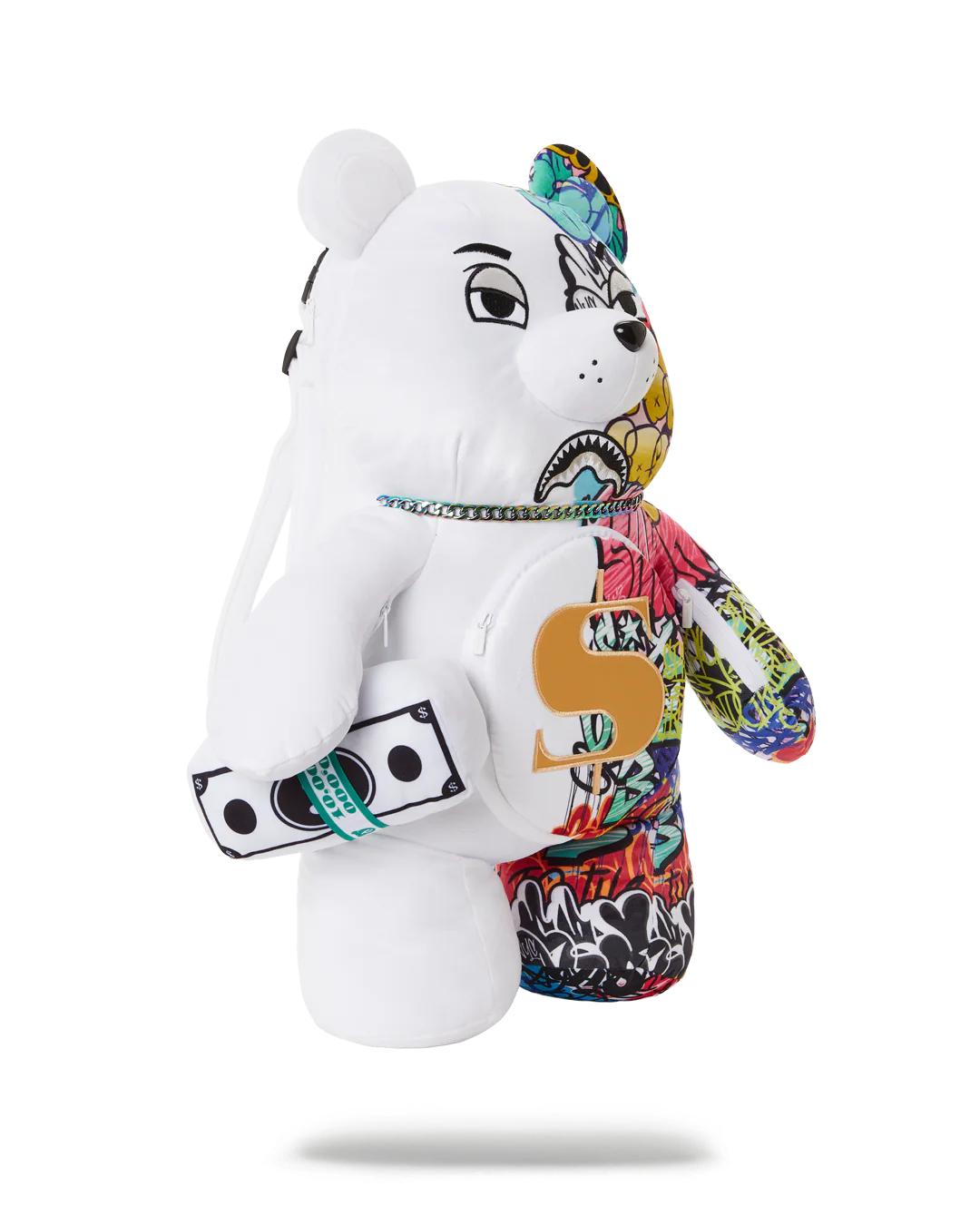 Sprayground Classic | HALF GRAFF MONEYBEAR TEDDYBEAR BACKPACK