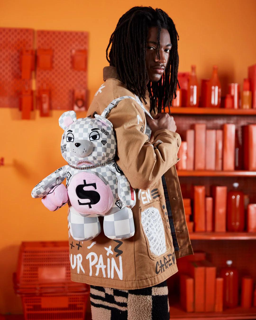 Sprayground Popular | XTC LA PALAIS MEDIUM MONEYBEAR TEDDYBEAR BACKPACK
