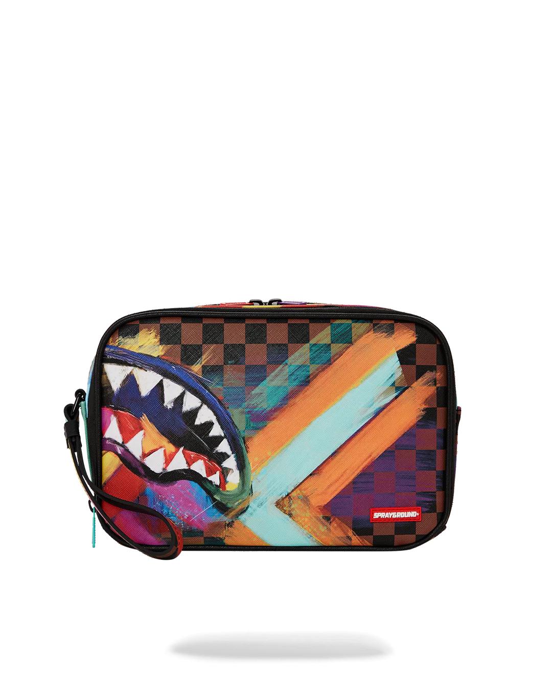Sprayground Exclusive | SHARKS IN PARIS CITY STREAKS TOILETRY BAG