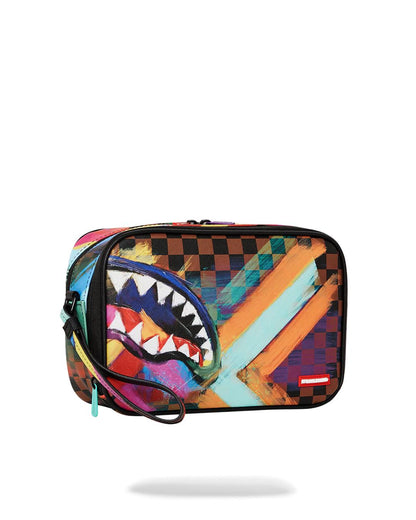 Sprayground Exclusive | SHARKS IN PARIS CITY STREAKS TOILETRY BAG