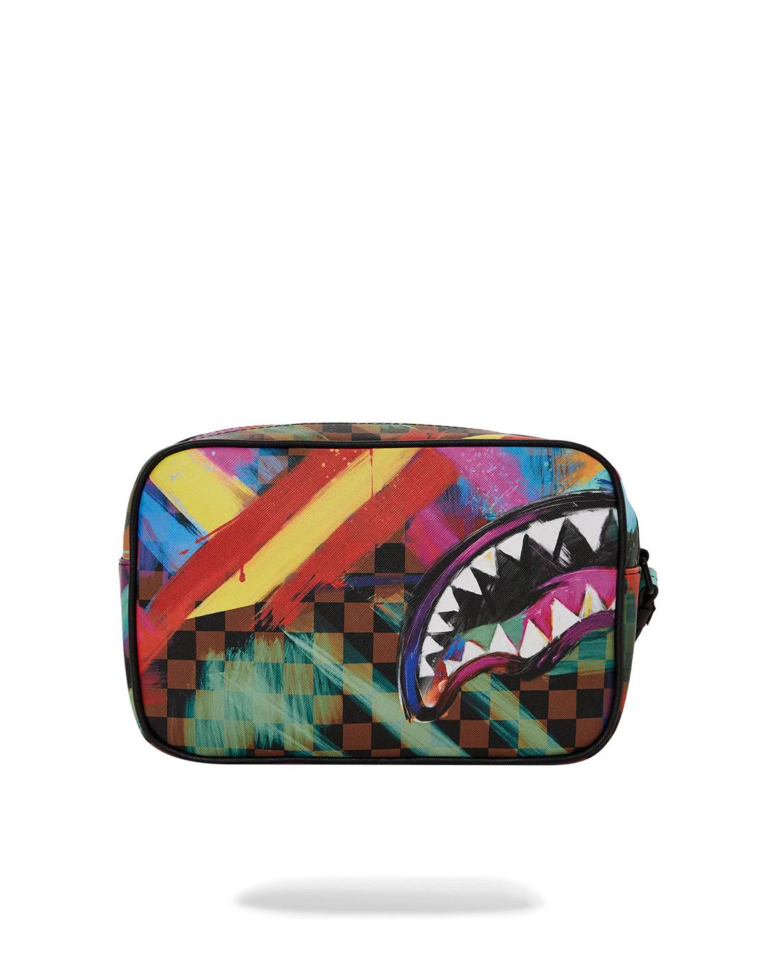 Sprayground Exclusive | SHARKS IN PARIS CITY STREAKS TOILETRY BAG