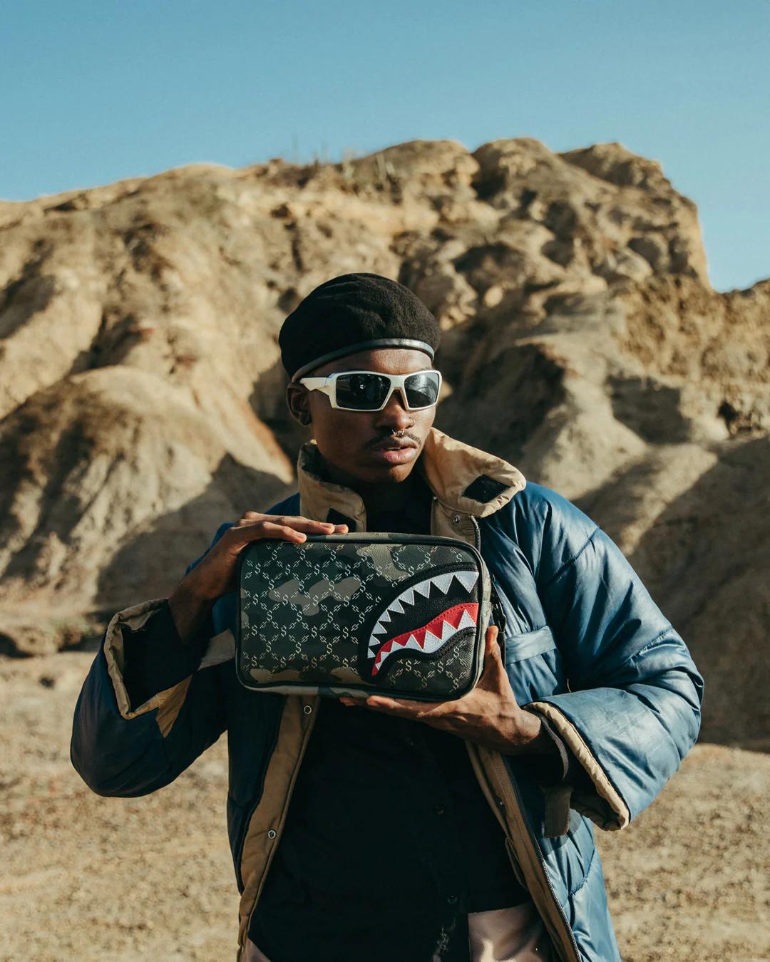 Sprayground Classic | LASERS BLAZIN TOILETRY BRICKSIDE BAG