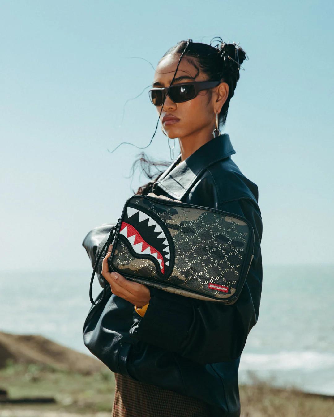 Sprayground Classic | LASERS BLAZIN TOILETRY BRICKSIDE BAG