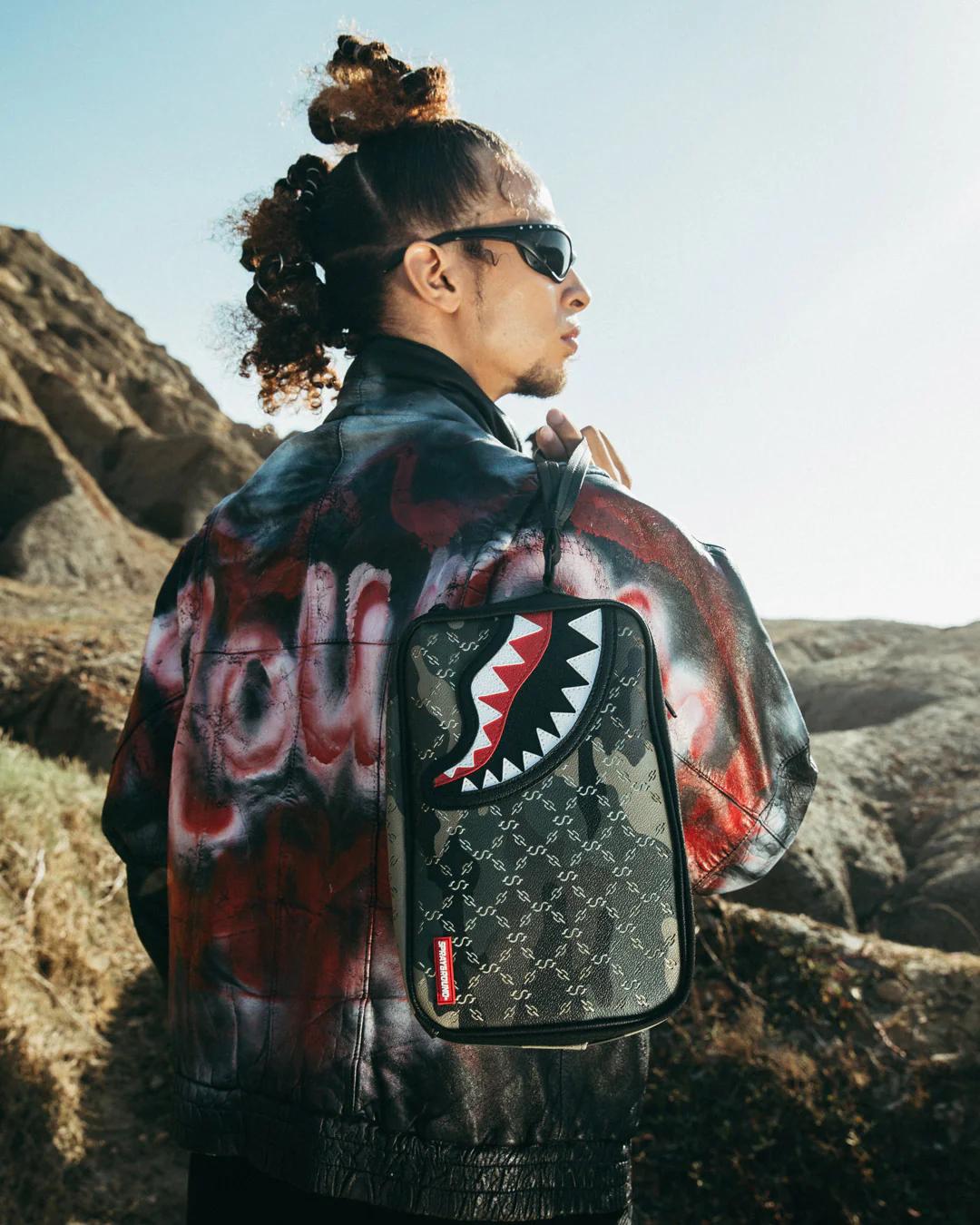 Sprayground Classic | LASERS BLAZIN TOILETRY BRICKSIDE BAG