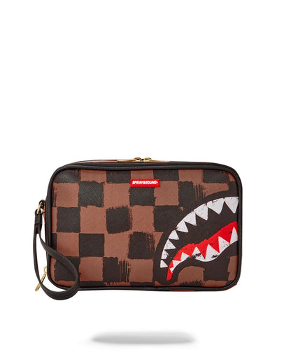 Sprayground Premium | SHARKS IN PARIS VANQUISH TOILETRY BAG