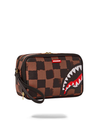 Sprayground Premium | SHARKS IN PARIS VANQUISH TOILETRY BAG