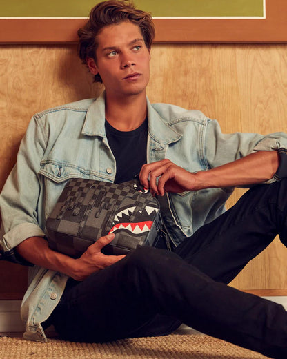 Sprayground Trending | XTC GREY SHARKS IN PARIS TOILETRY BAG