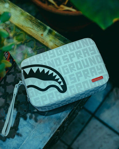 Sprayground Recommended | SPLIT THE CHECK (PEARL) TOILETRY BAG