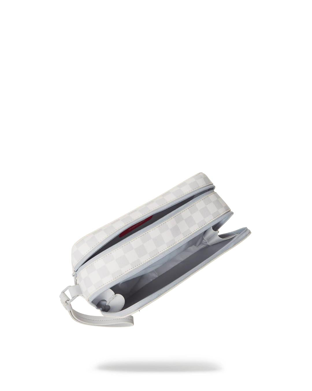 Sprayground Recommended | SPLIT THE CHECK (PEARL) TOILETRY BAG