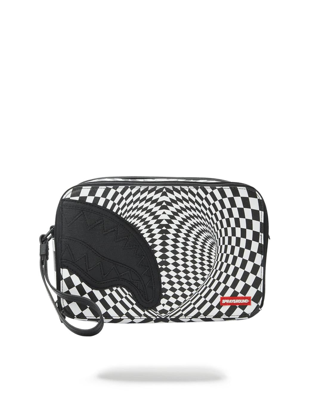 Sprayground Signature | TRIPPY CHECK TOILETRY AKA MONEY BAG
