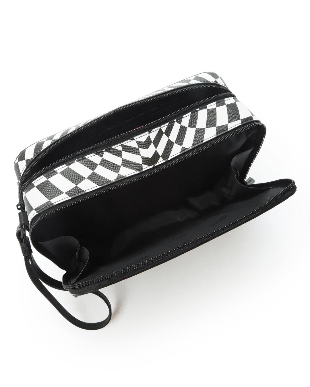 Sprayground Signature | TRIPPY CHECK TOILETRY AKA MONEY BAG