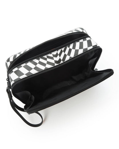 Sprayground Signature | TRIPPY CHECK TOILETRY AKA MONEY BAG