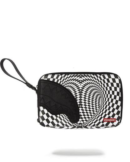 Sprayground Signature | TRIPPY CHECK TOILETRY AKA MONEY BAG