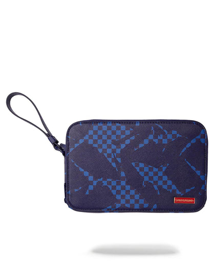 Sprayground Essential | SHARK CHECK (BLUE) TOILETRY