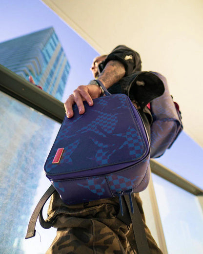 Sprayground Essential | SHARK CHECK (BLUE) TOILETRY