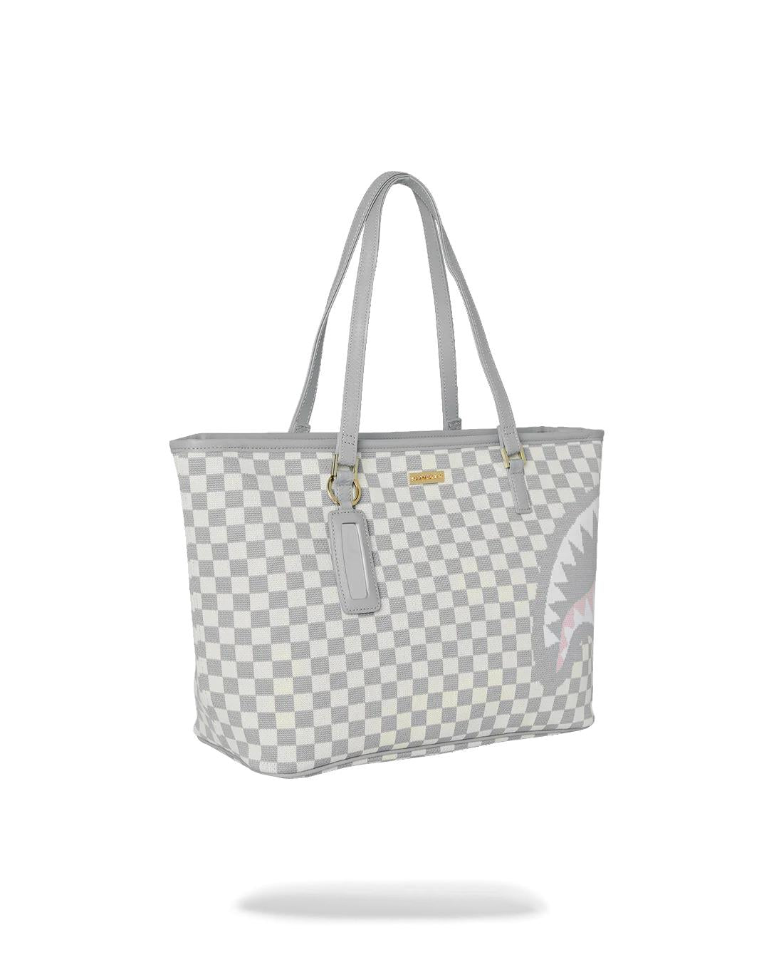 Sprayground Signature | KNIT SHARKS IN PARIS IN CREAM TOTE