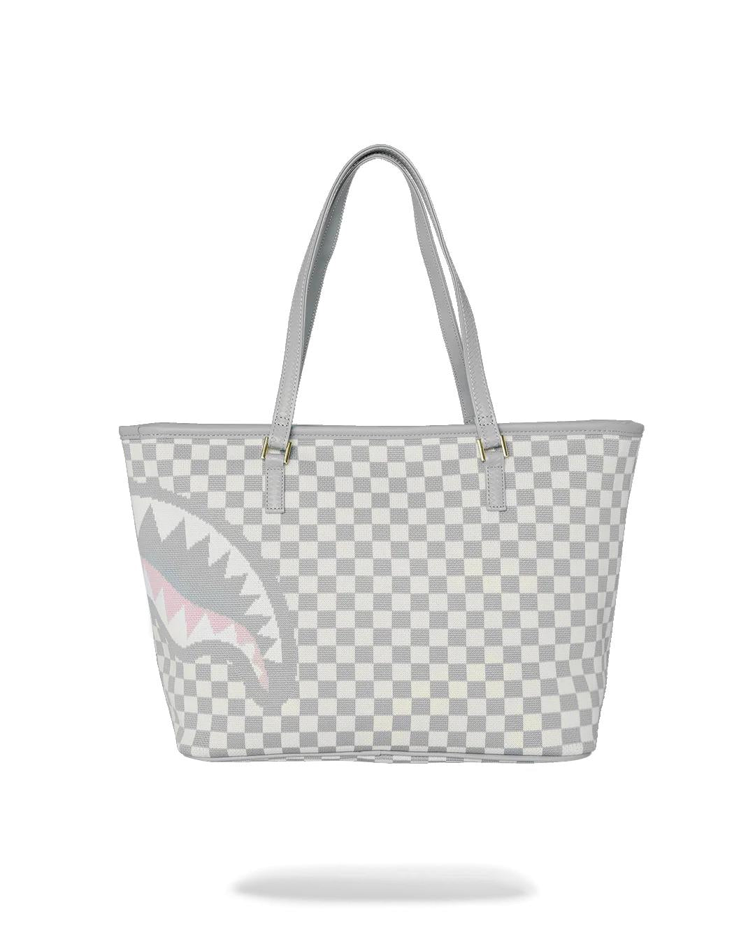 Sprayground Signature | KNIT SHARKS IN PARIS IN CREAM TOTE