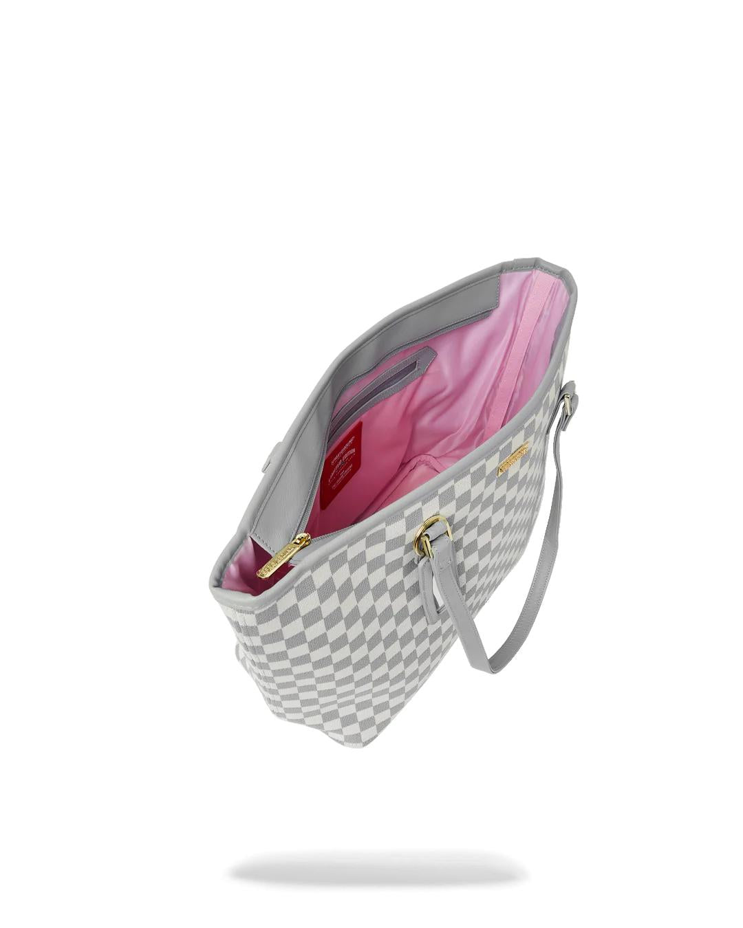 Sprayground Signature | KNIT SHARKS IN PARIS IN CREAM TOTE