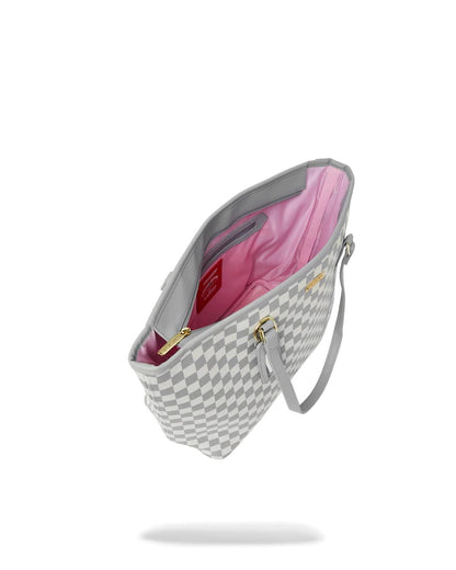 Sprayground Signature | KNIT SHARKS IN PARIS IN CREAM TOTE