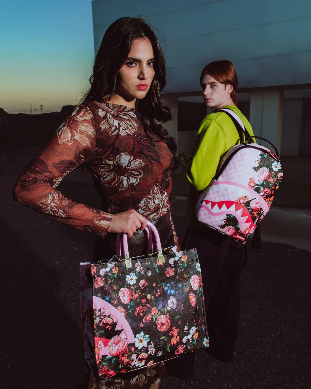 Sprayground Classic | JARDIN DE FLORES TORTUGA TOTE