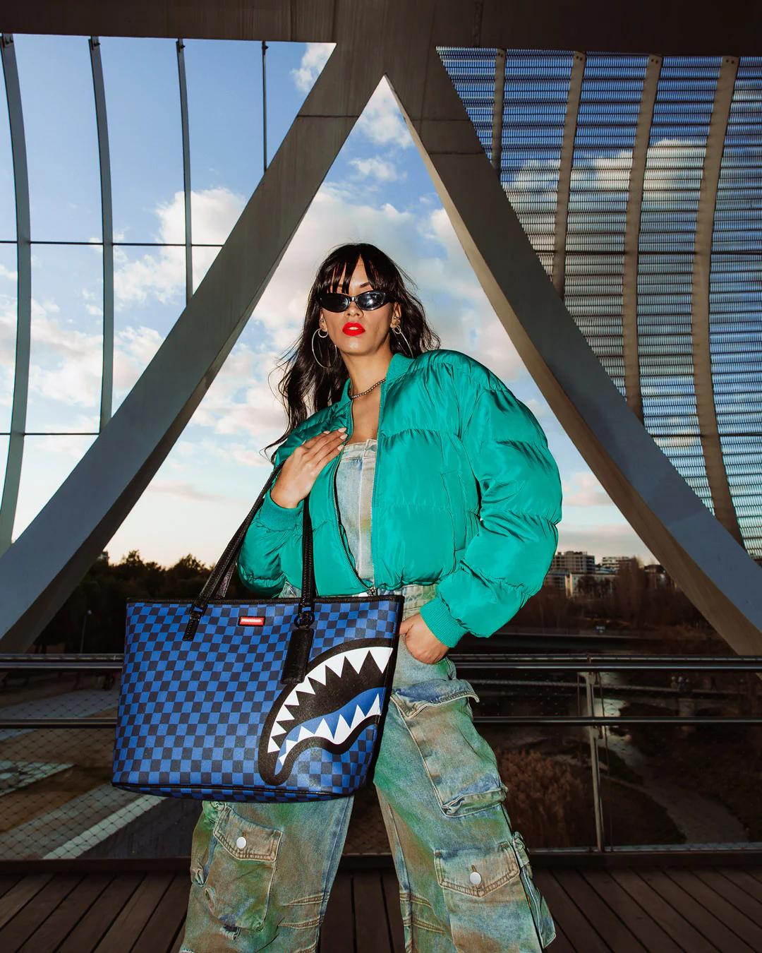 Sprayground Recommended | MIDNIGHT MAGIC SHARKS IN PARIS TOTE