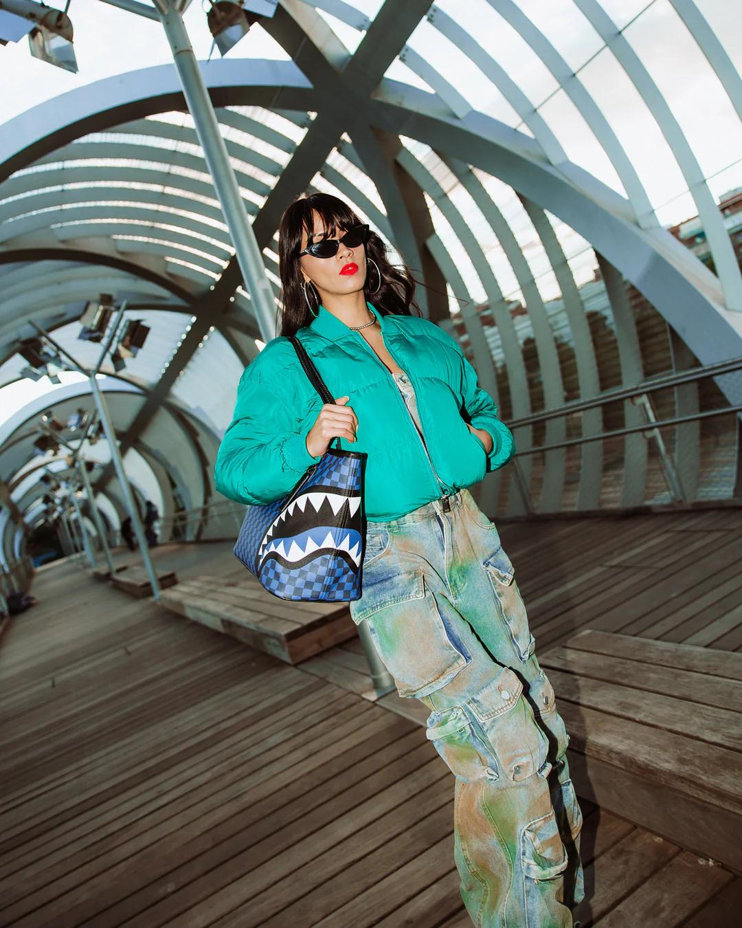 Sprayground Recommended | MIDNIGHT MAGIC SHARKS IN PARIS TOTE