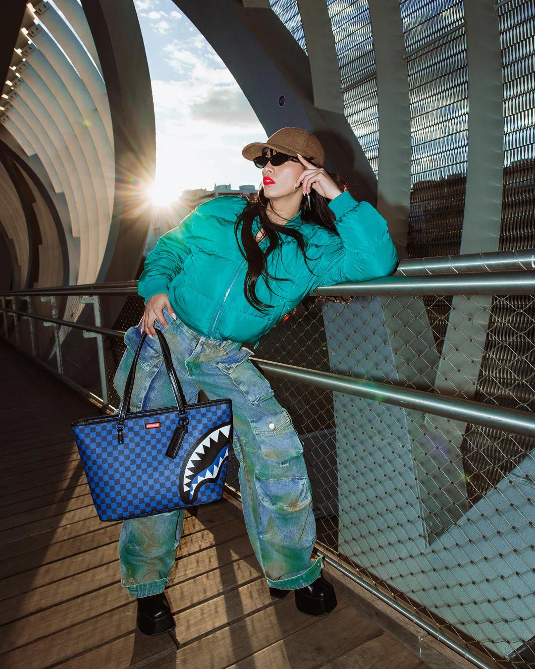 Sprayground Recommended | MIDNIGHT MAGIC SHARKS IN PARIS TOTE