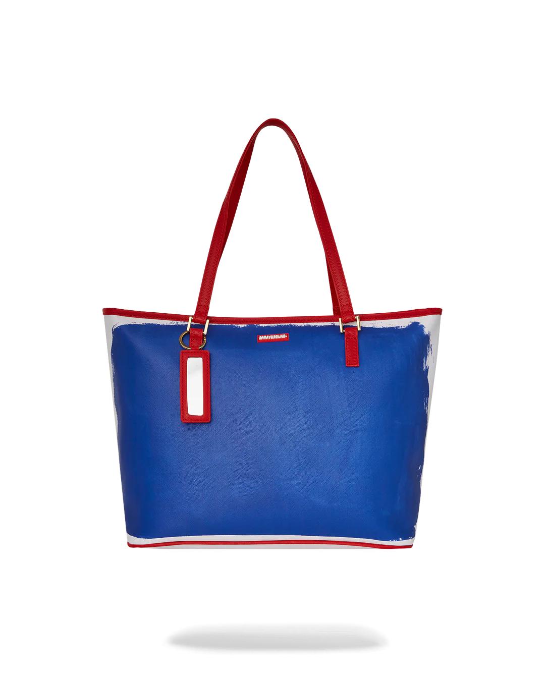 Sprayground New | KEITH HARING THE BIG BLUE PURSE ART TOTE