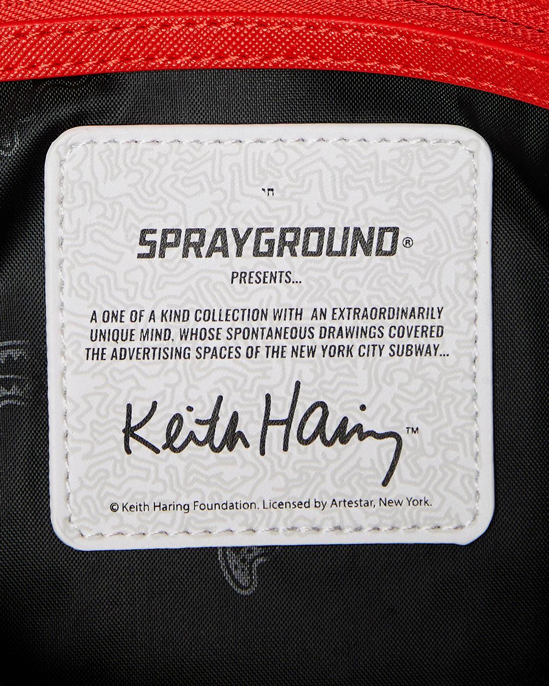 Sprayground New | KEITH HARING THE BIG BLUE PURSE ART TOTE