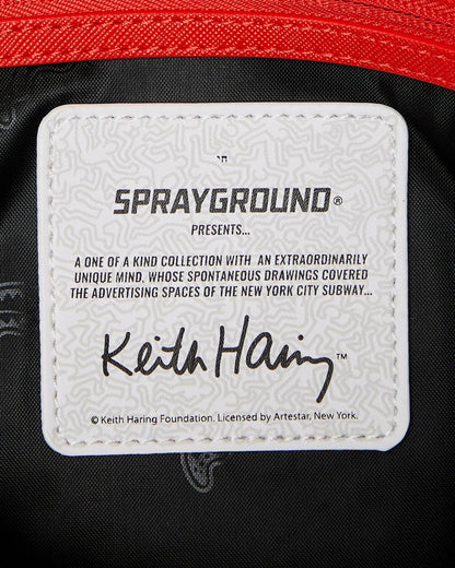 Sprayground New | KEITH HARING THE BIG BLUE PURSE ART TOTE