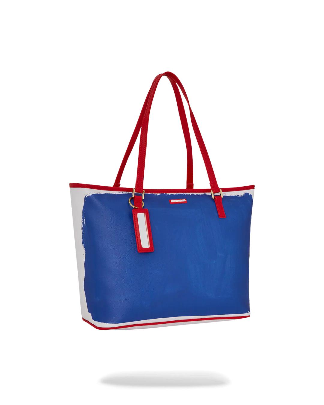 Sprayground New | KEITH HARING THE BIG BLUE PURSE ART TOTE