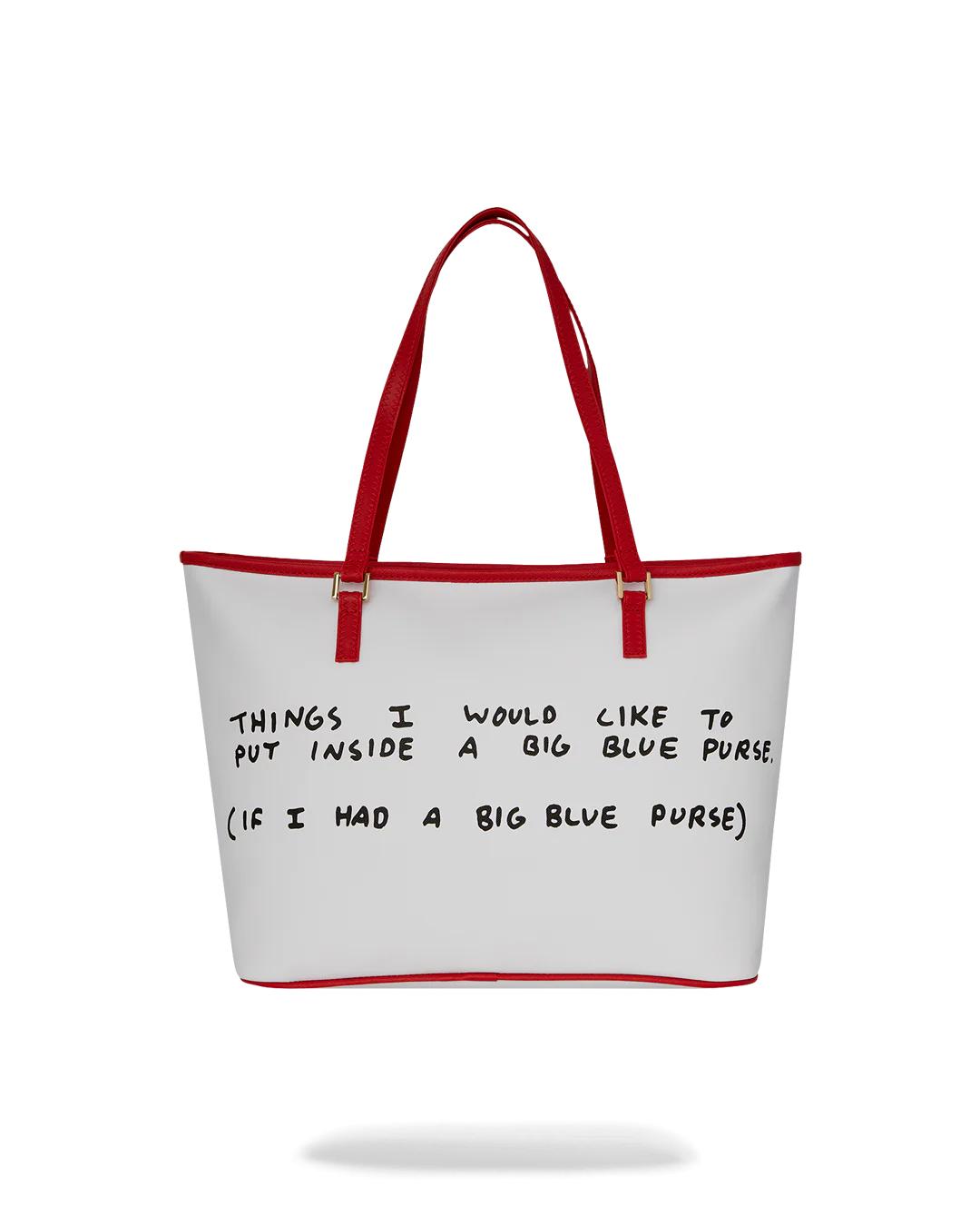 Sprayground New | KEITH HARING THE BIG BLUE PURSE ART TOTE