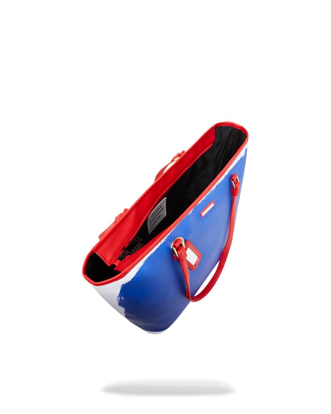 Sprayground New | KEITH HARING THE BIG BLUE PURSE ART TOTE