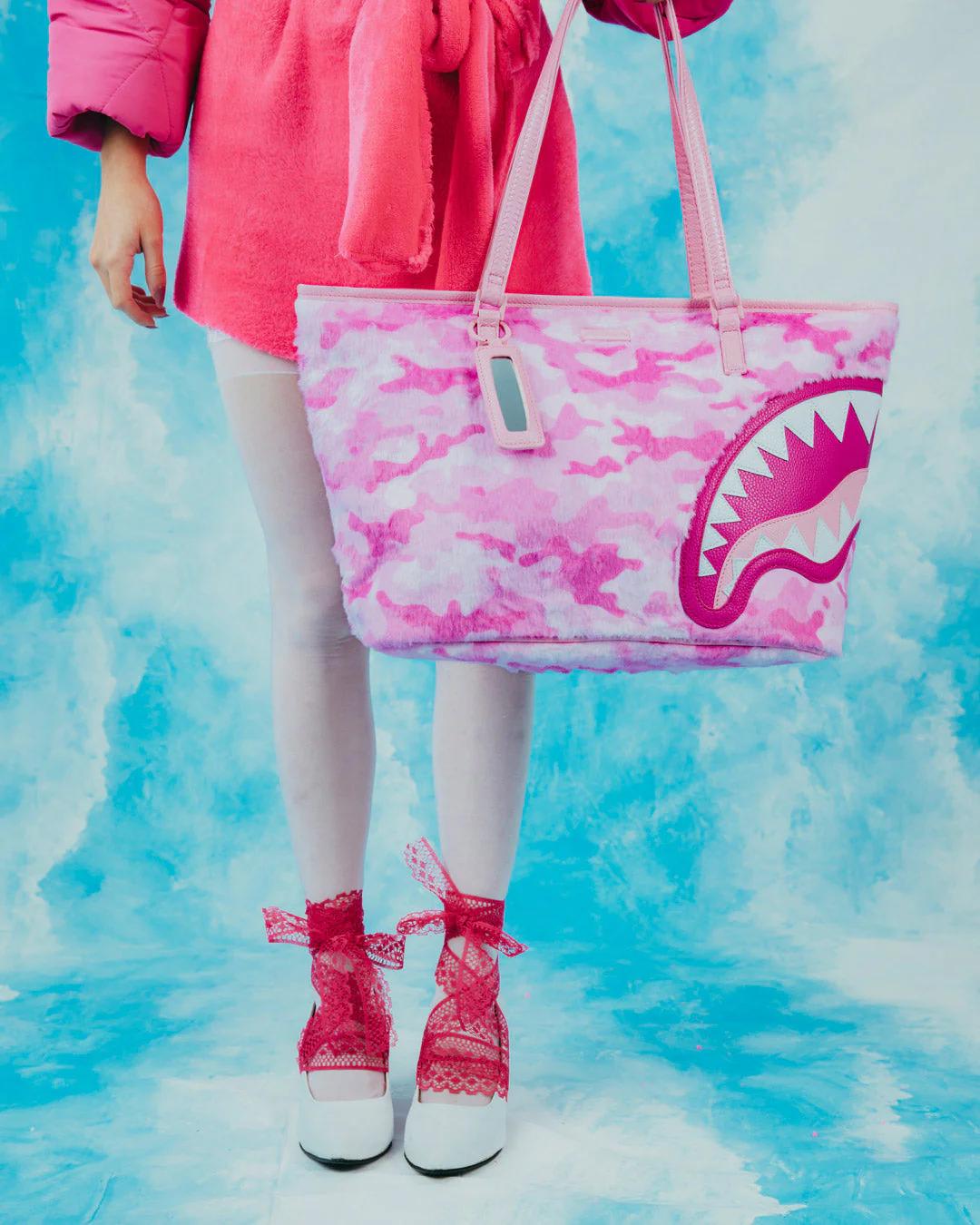 Sprayground Popular | FURRROCIOUS IN PINK TOTE